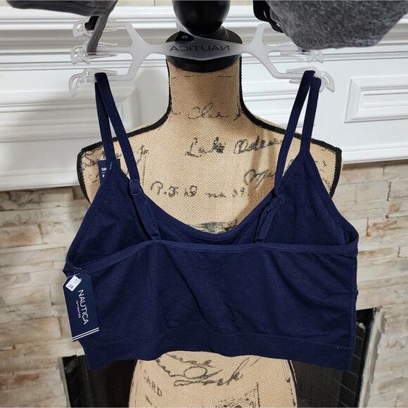 Nautica 3pk active athletic workout lounge bras bralettes plus size 2X new!! - Picture 6 of 11